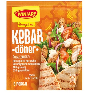 Przyprawa pomysl na kebab /Seasoning kebab 28g (28/cs)