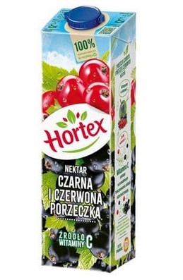 Nektar  czerwona i czarna  porzeczka/ Black and Red Currant 1L 