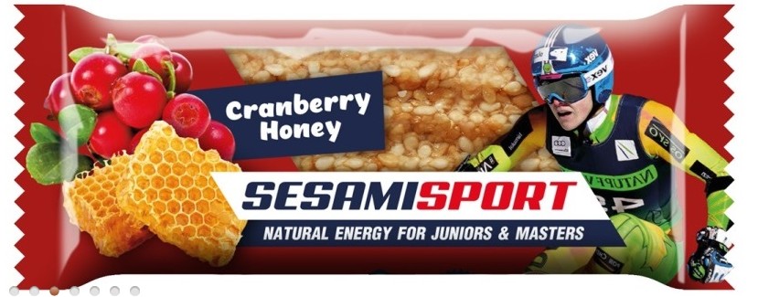 Sesamisport miod-zurawina / honey-cranberry  35g