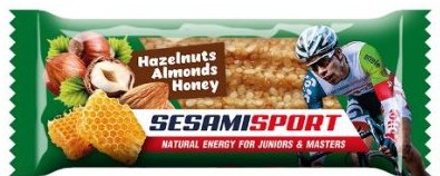 Sesamisport miod-orzech laskowy-migdal / honey-hazelnuts-almonds  35g
