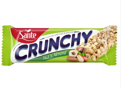 Crunchy bar with nuts and almonds 35g