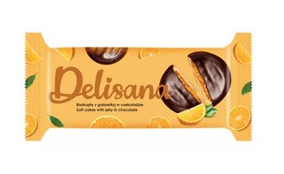 Delisana z galaretka pomarancza w czekoladzie / Jaffa cakes with orange jelly covered in chocolate 135 g