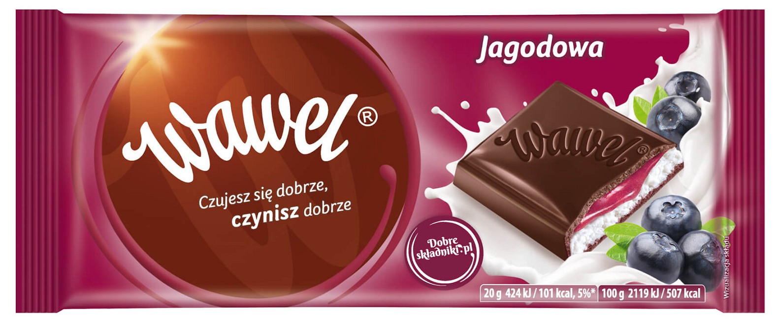 Czekolada jagodowa / Blueberry chocolate 100g