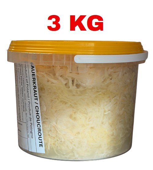 Kapusta kiszona w wiaderku / Sauerkraut in a bucket 3 KG
