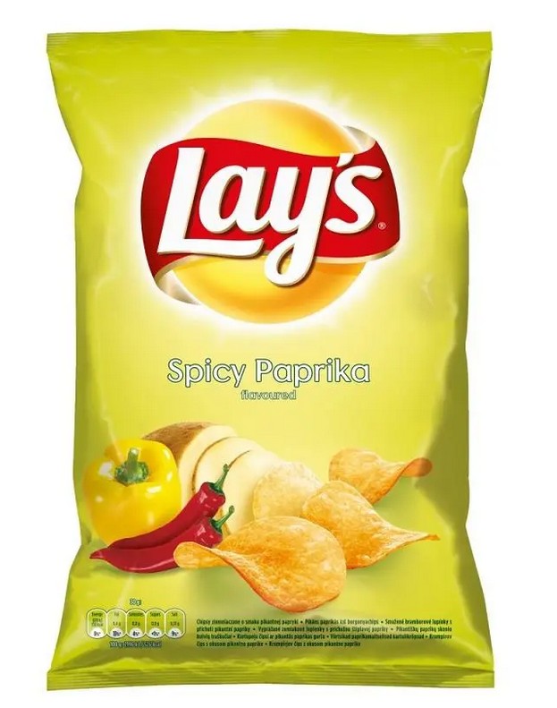 Chipsy z pikantna  papryka / Spicy Paprika chips 130g