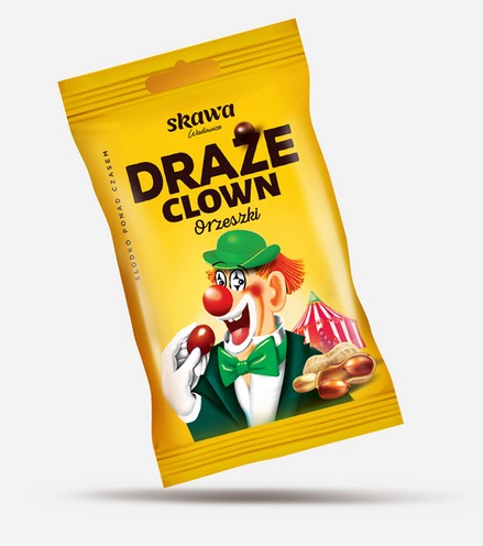 Peanut dragees Clown / Draze Clown Orzeszki 70g