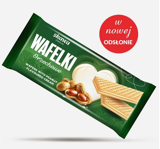Wafers with peanut flavoured cream / Wafelki orzechowe 180g 