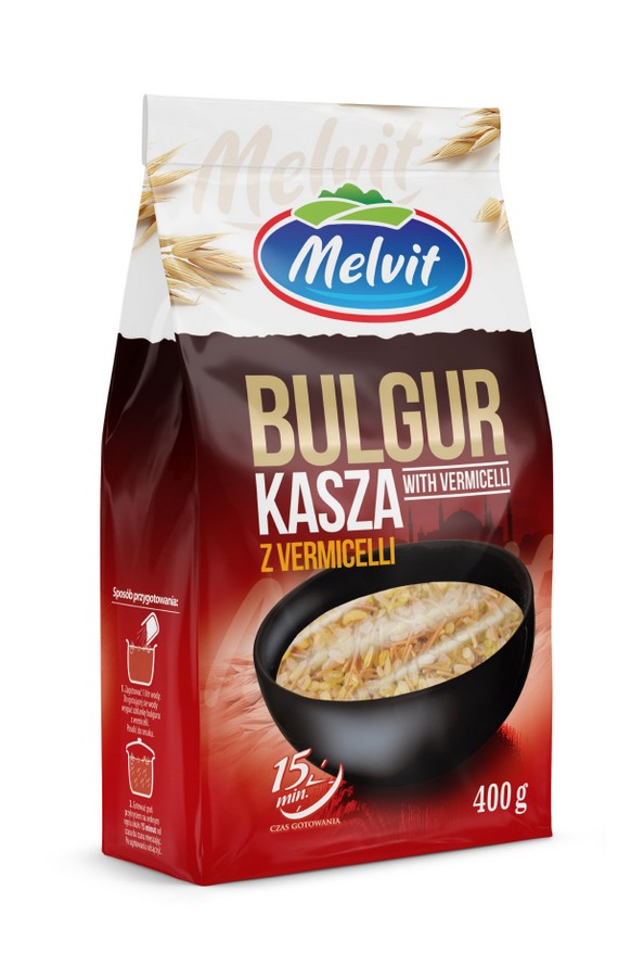 Kasza bulgur z vermicelii / Groats Bulgur with Vermicelli  (400g Bag)