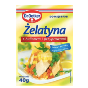 Zelatyna z bulionem i przypr./ Gelatin With Broth and Spices 