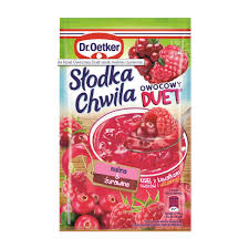 Slodka Chwila DUET Kisiel Malina Zurawina / Soft Jelly Raspberry Cranberry 