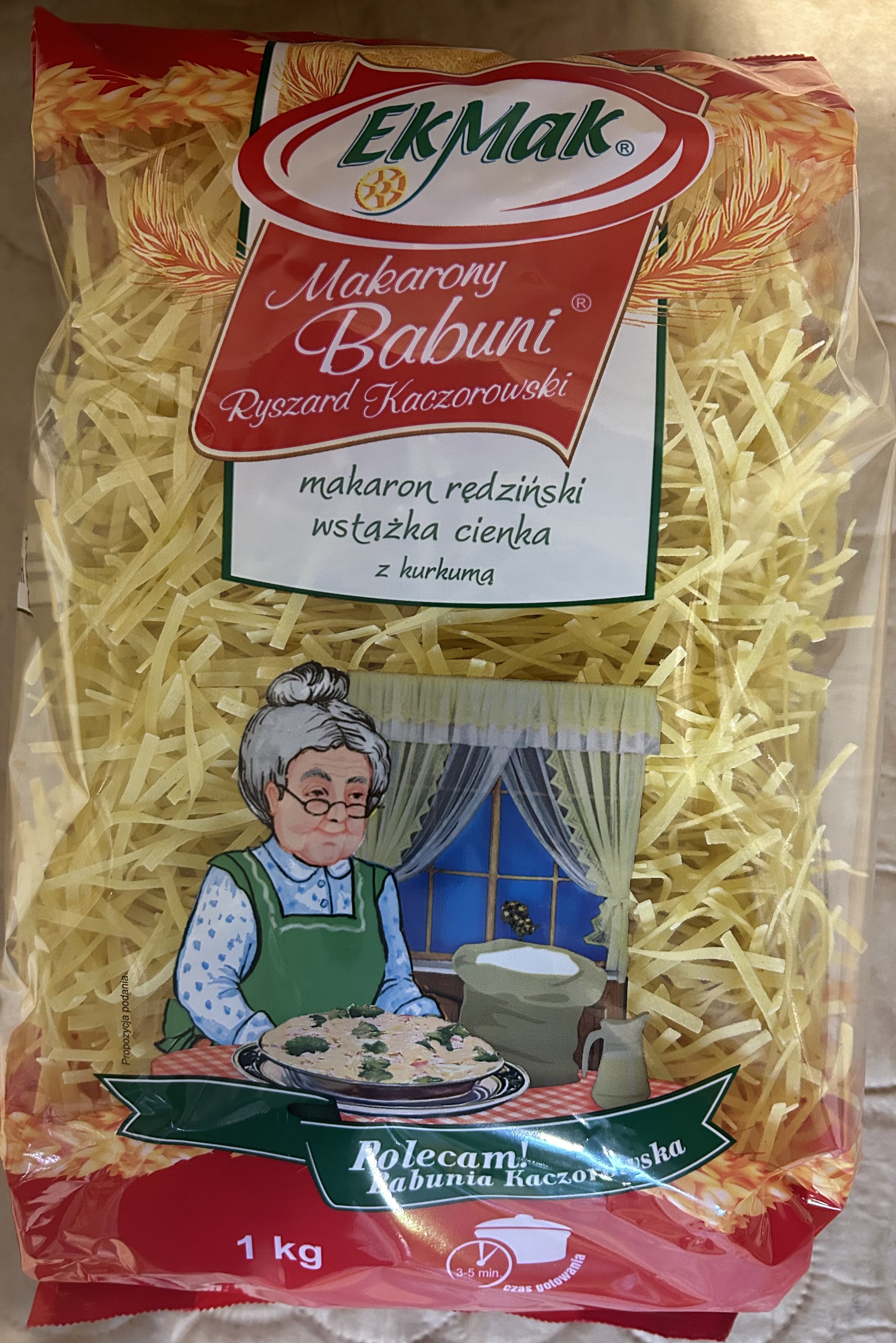 Makaron 1kg Wstazka cienka/ Noodles Thin Ribbon #12 